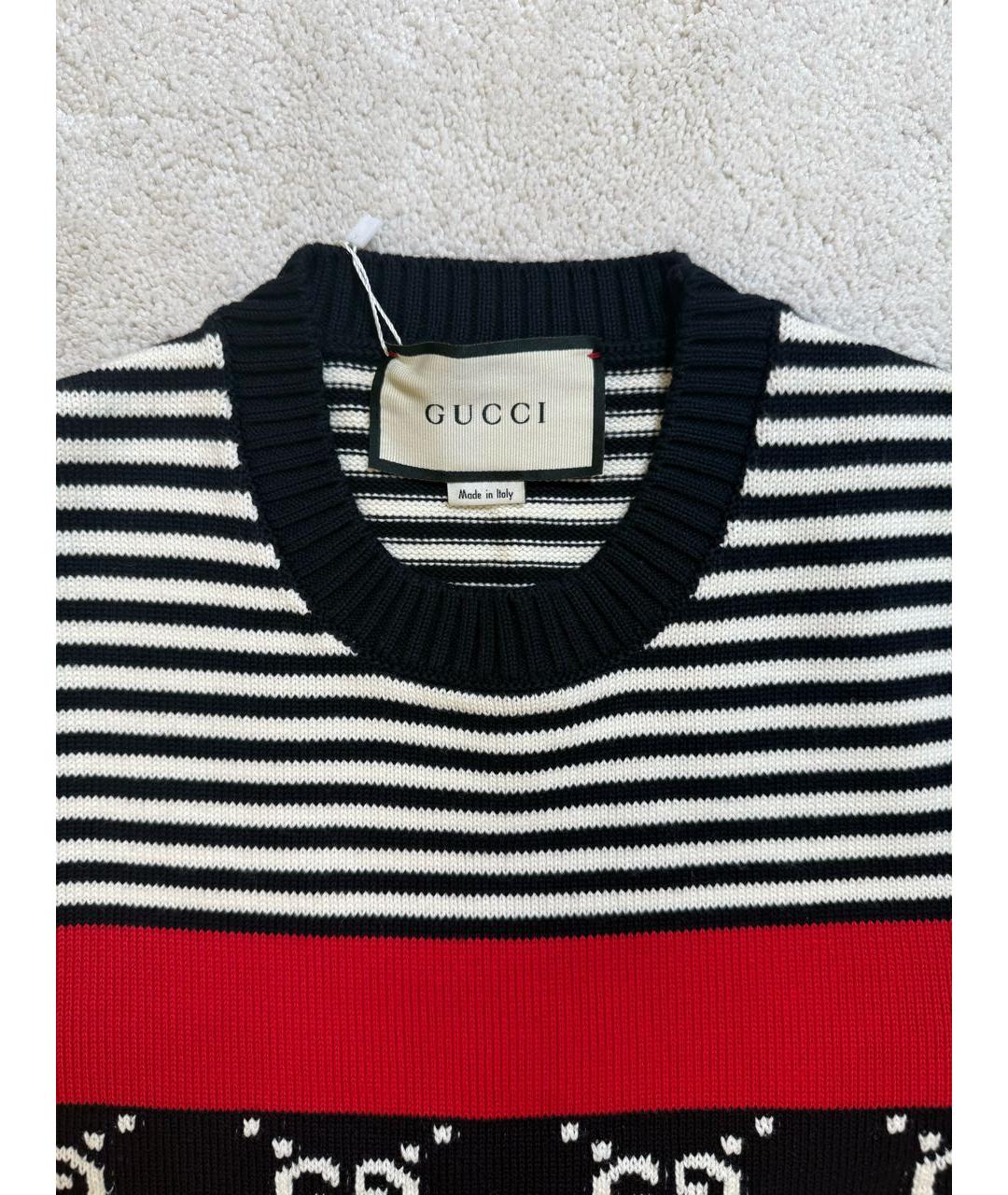 GUCCI Мульти хлопковый джемпер / свитер, фото 3