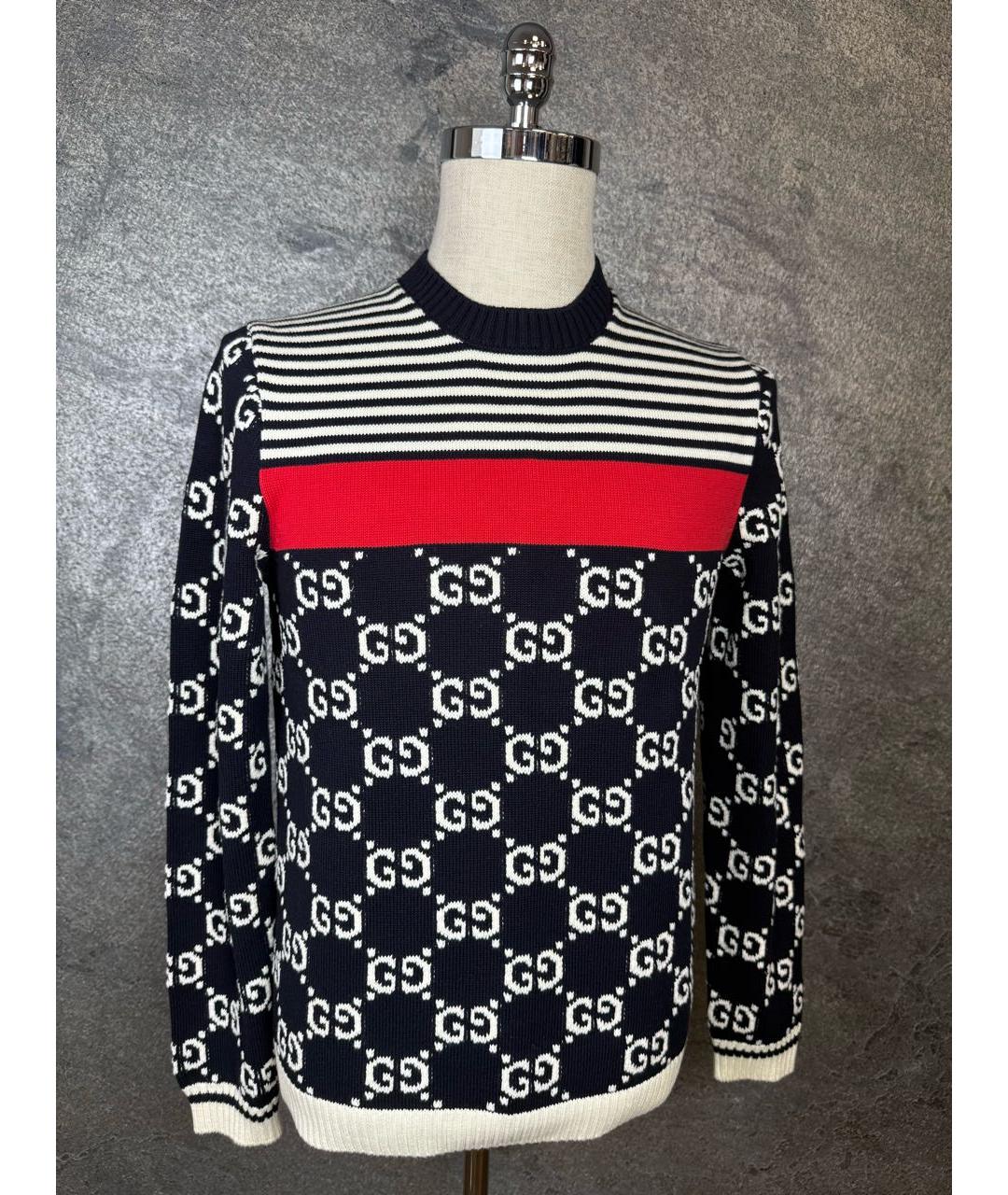 GUCCI Мульти хлопковый джемпер / свитер, фото 8