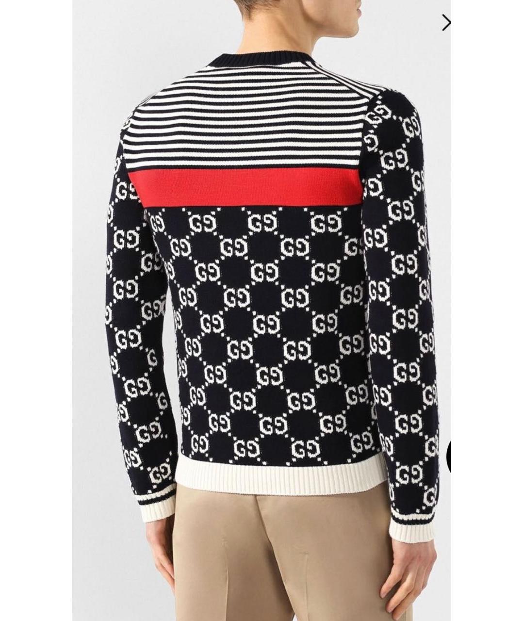 GUCCI Мульти хлопковый джемпер / свитер, фото 6