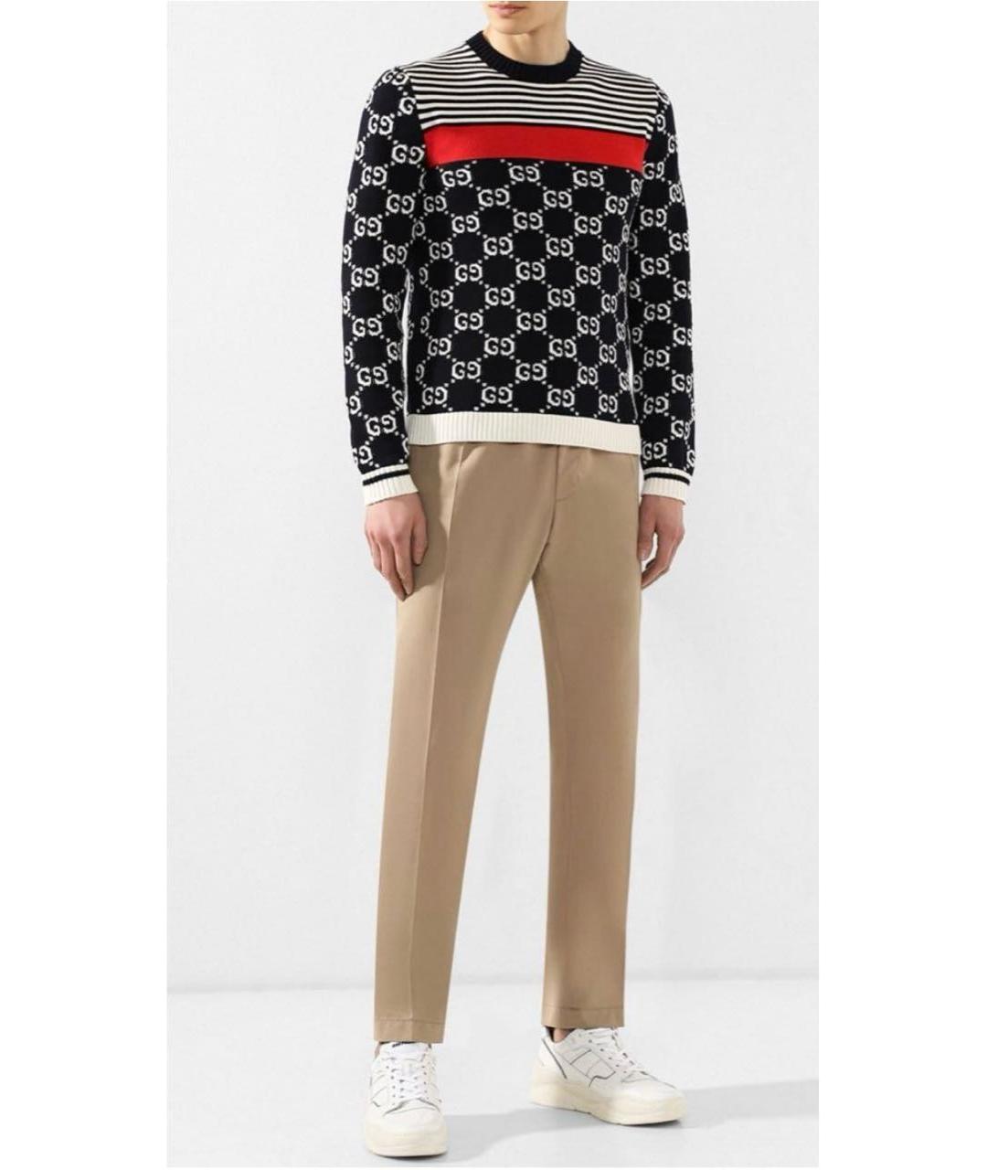 GUCCI Мульти хлопковый джемпер / свитер, фото 5