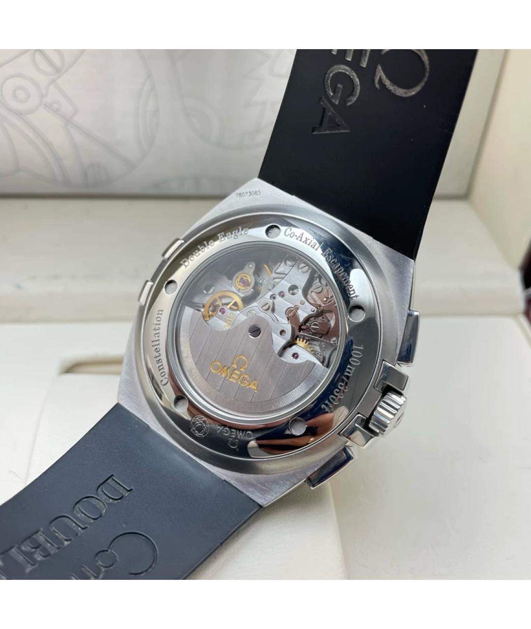 OMEGA Синие металлические часы, фото 4