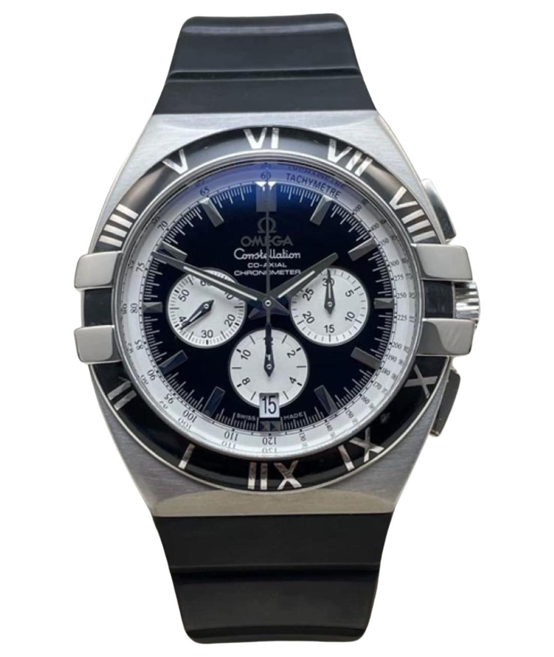 OMEGA Синие металлические часы, фото 1