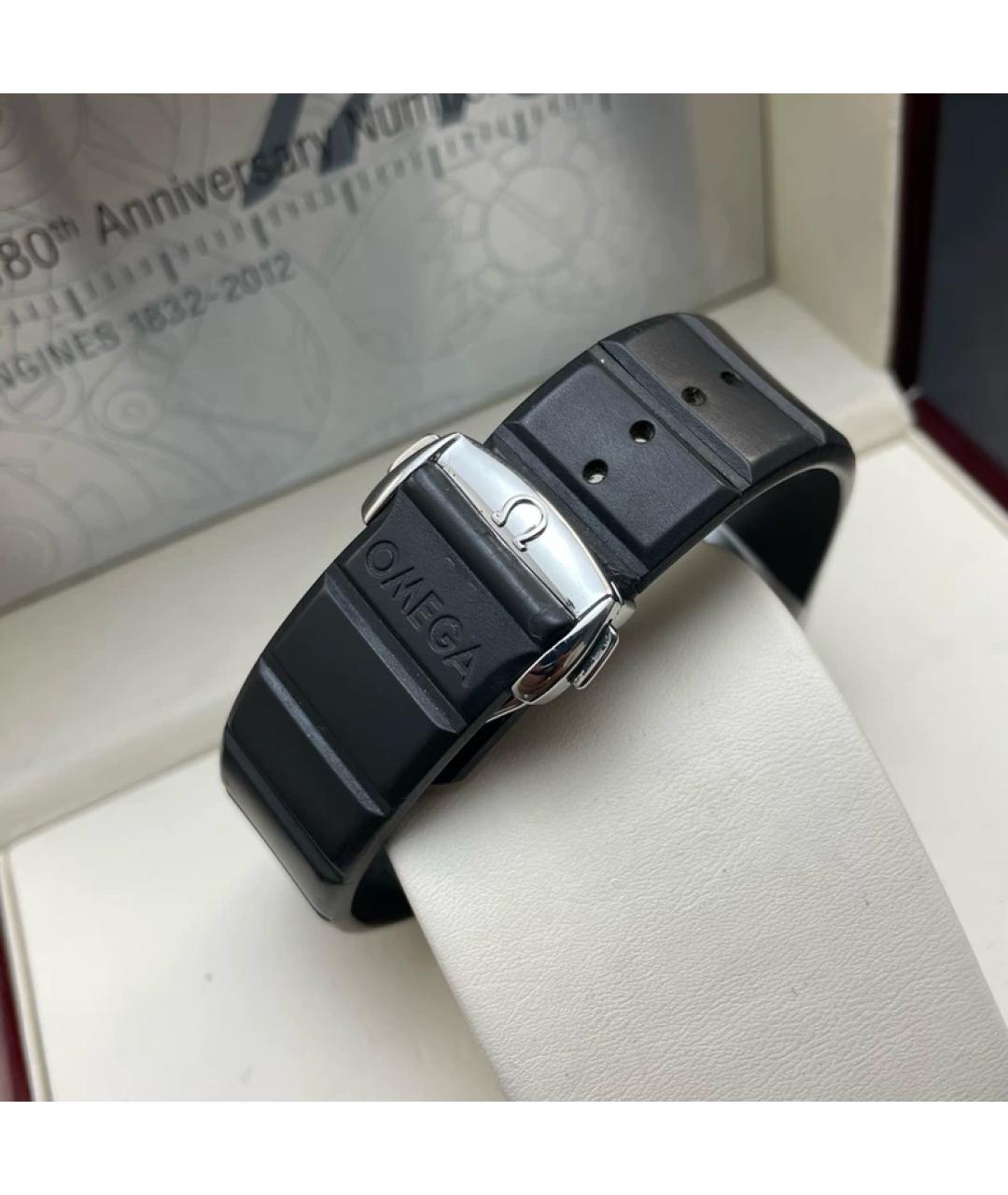 OMEGA Синие металлические часы, фото 8