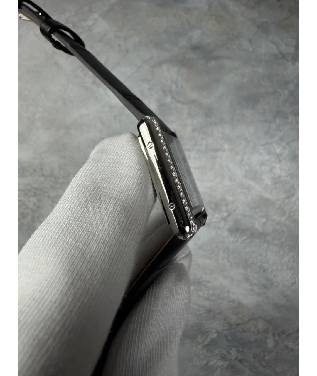 CARTIER Белые металлические часы, фото 4