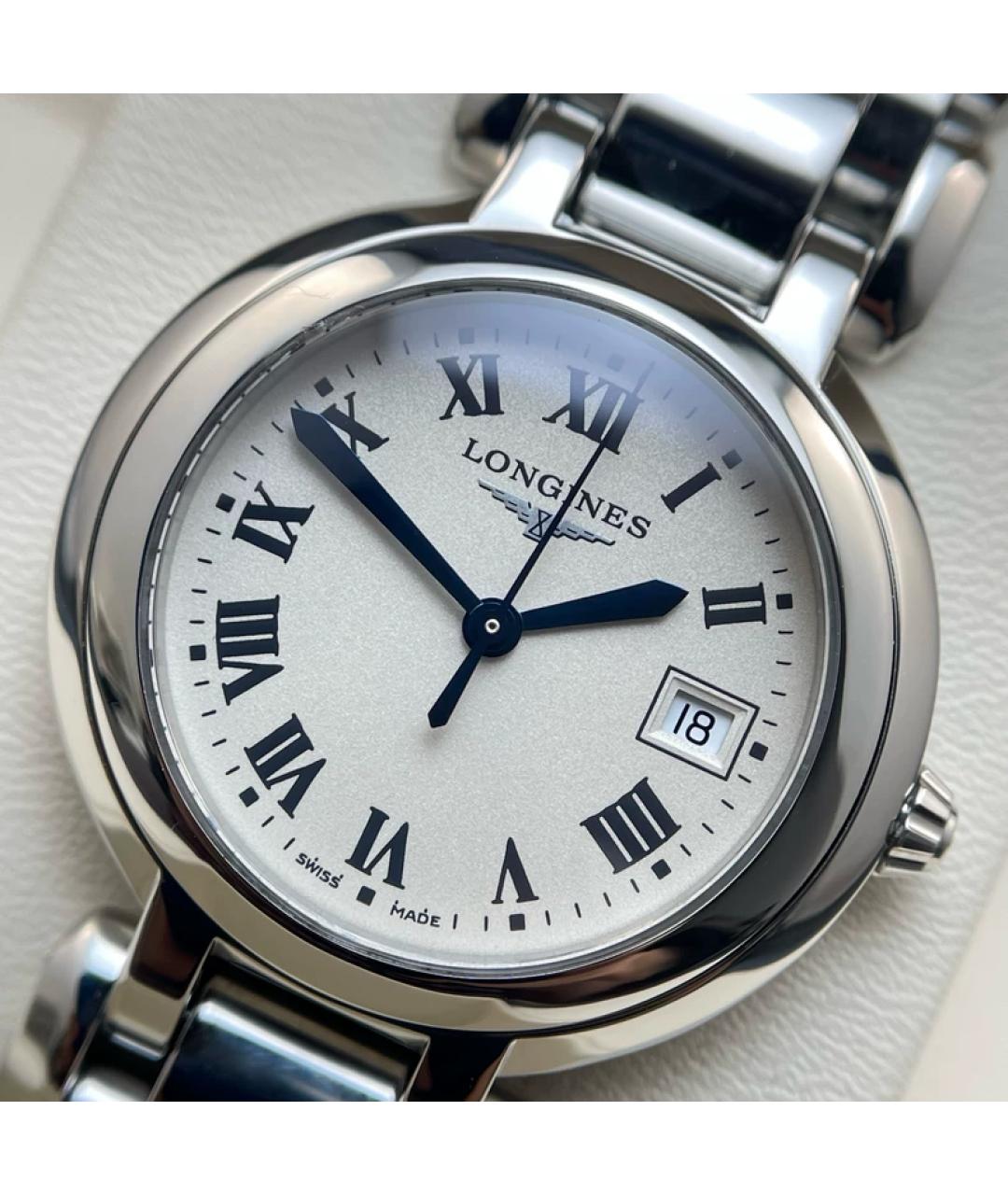 LONGINES Серебряные металлические часы, фото 3