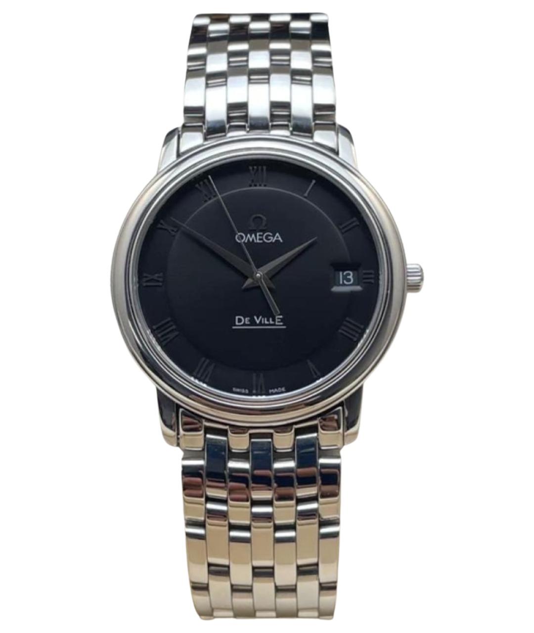 OMEGA Серебряные металлические часы, фото 1