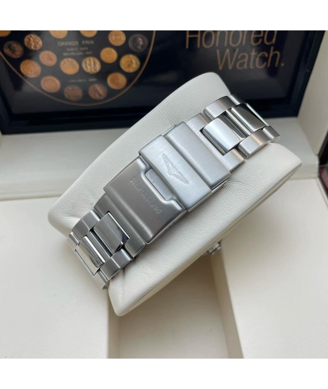 LONGINES Черные металлические часы, фото 7