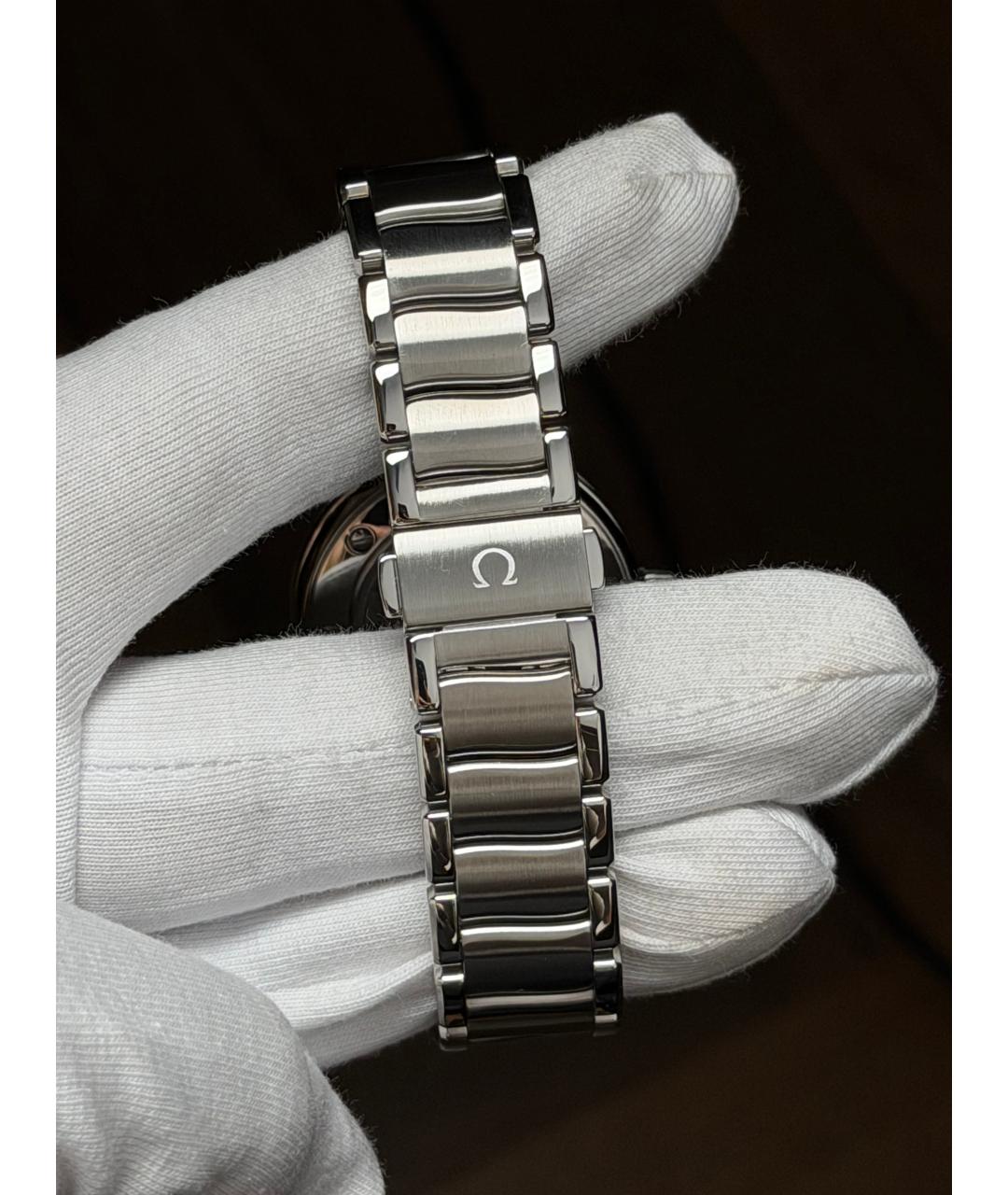 OMEGA Белые часы, фото 7