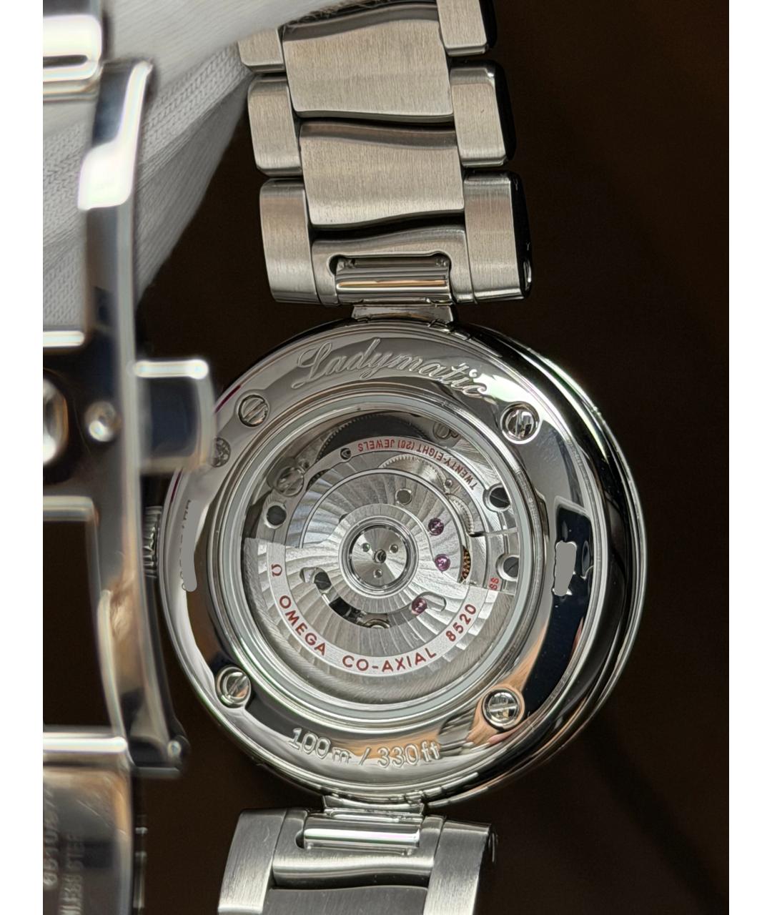 OMEGA Белые часы, фото 6
