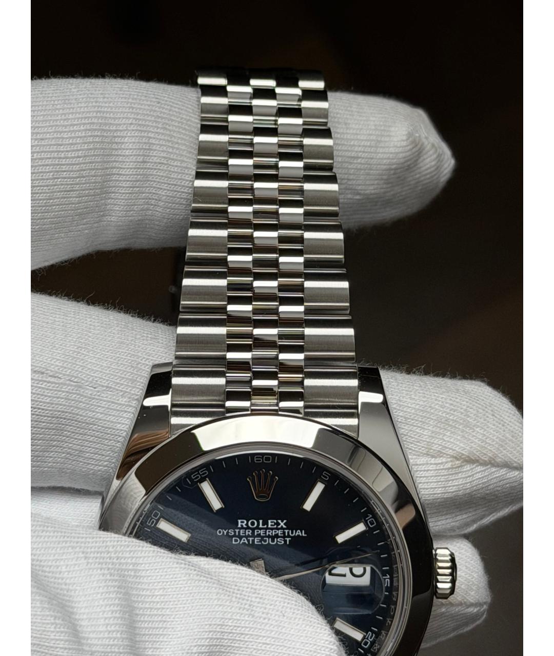 ROLEX Темно-синие часы, фото 7