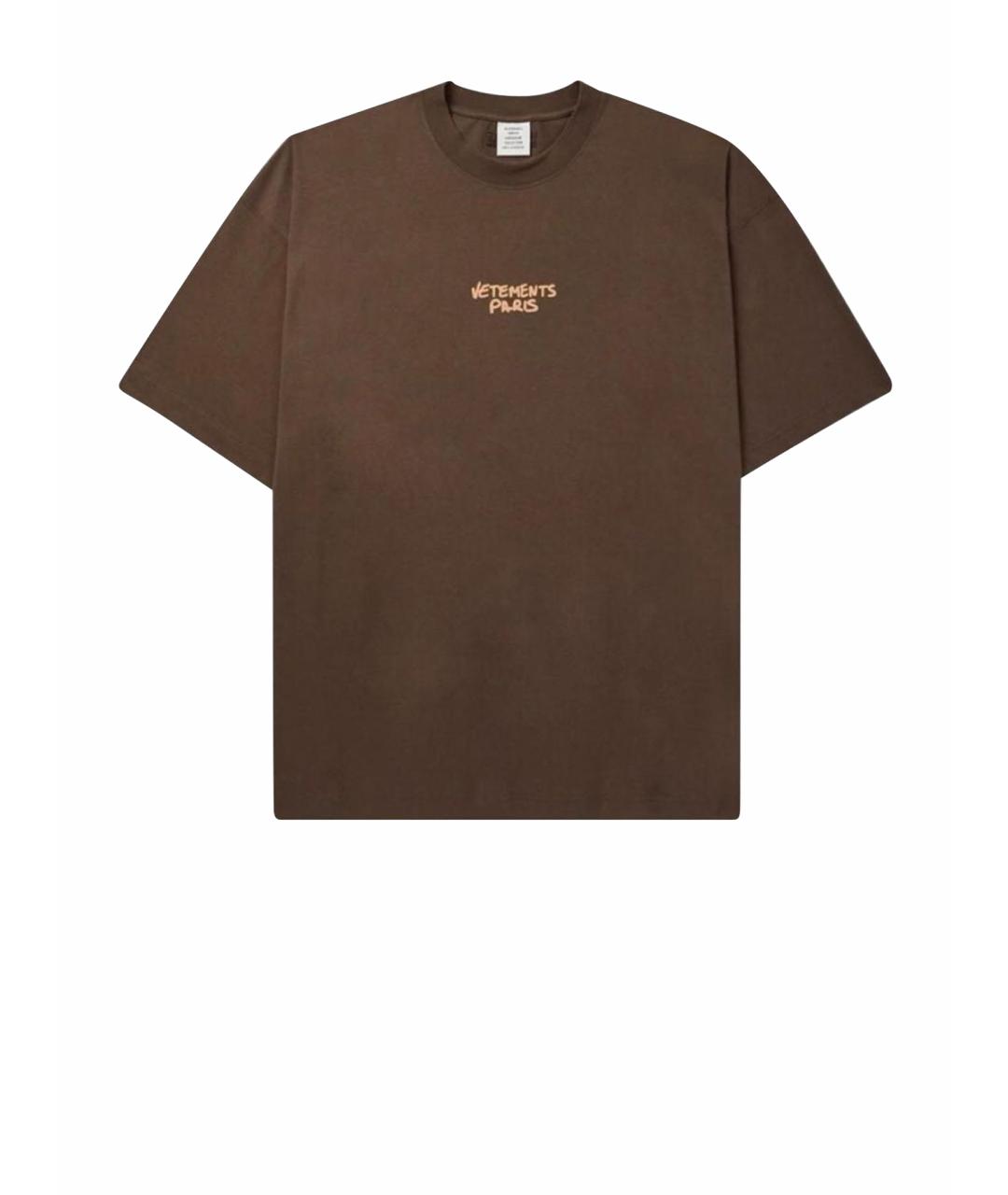 VETEMENTS Бежевая футболка, фото 3