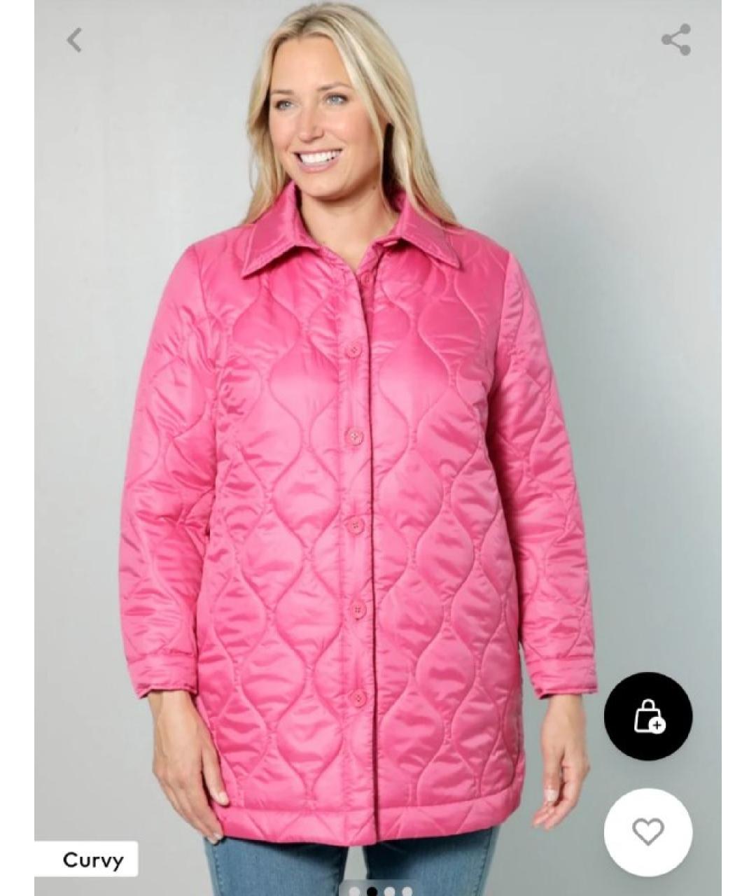 ULLA JOHNSON Фуксия полиэстеровая куртка, фото 2