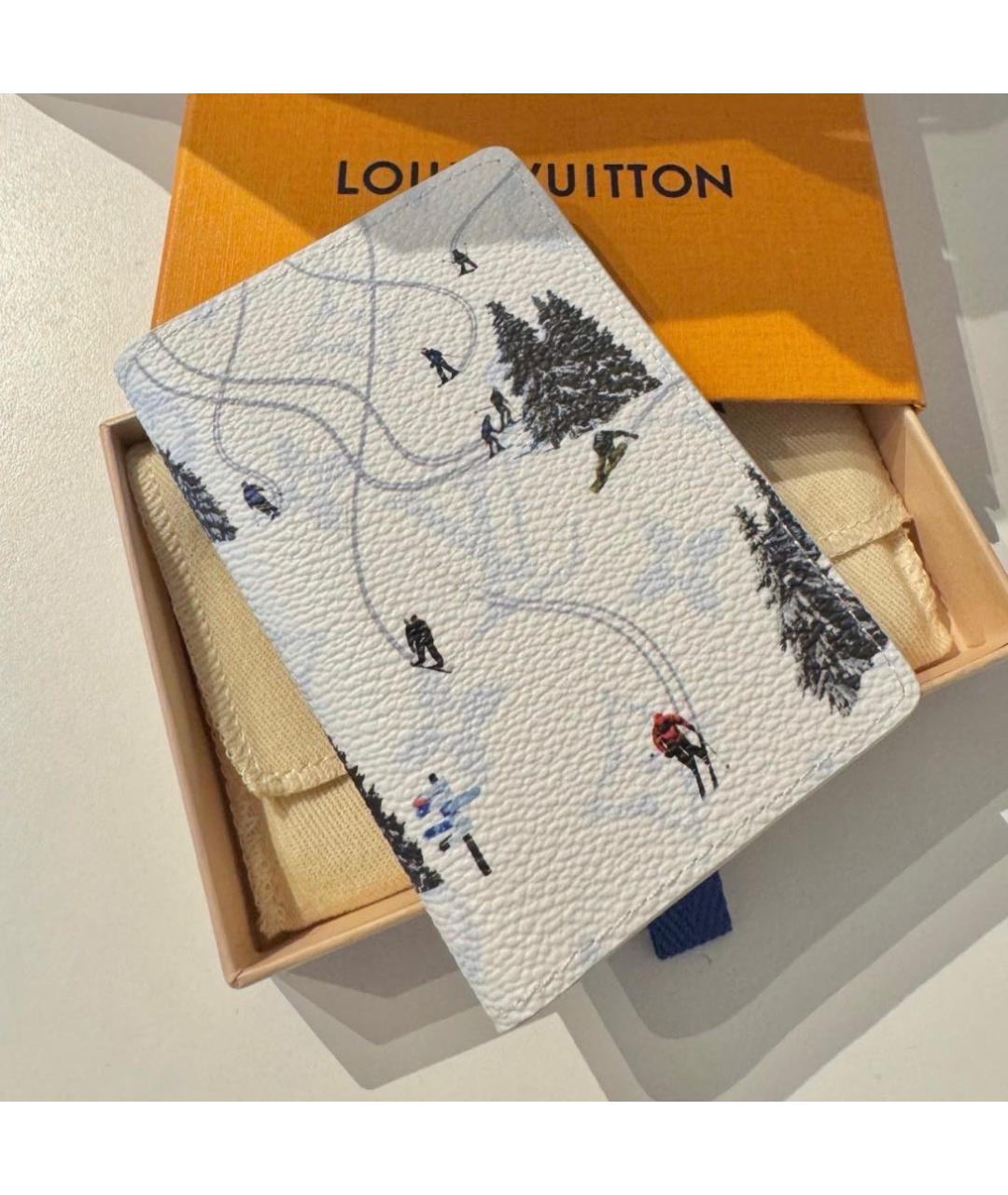 LOUIS VUITTON Белый кошелек, фото 4