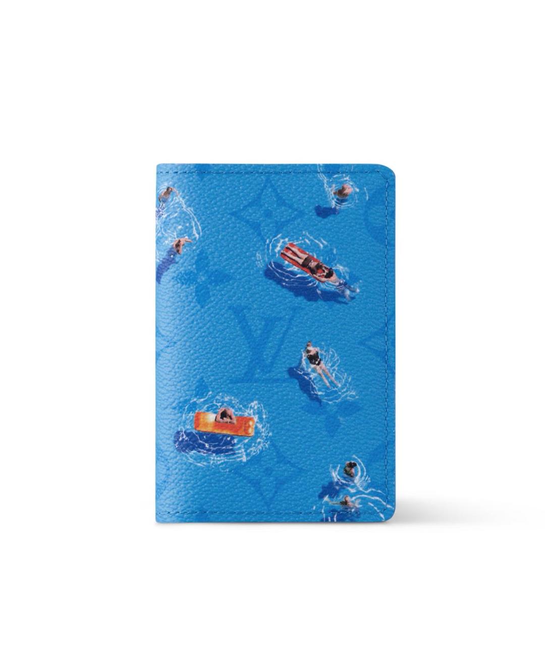 LOUIS VUITTON Голубой кошелек, фото 6