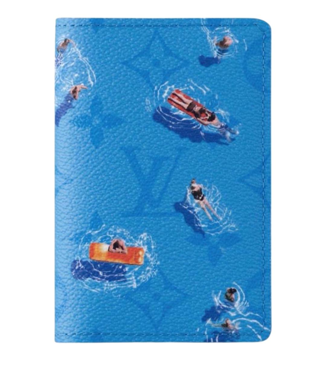 LOUIS VUITTON Голубой кошелек, фото 1