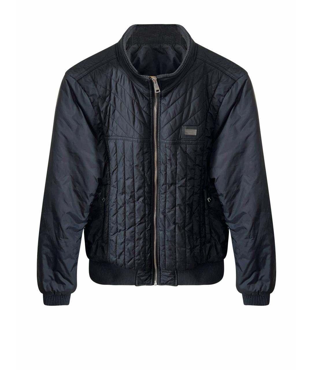 DOLCE&GABBANA Черная полиамидовая куртка, фото 1