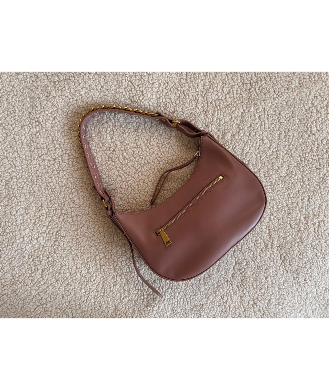 LANCASTER Розовая кожаная сумка через плечо, фото 2