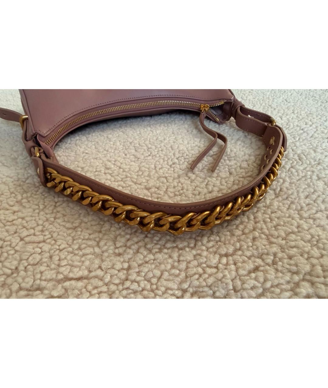 LANCASTER Розовая кожаная сумка через плечо, фото 7