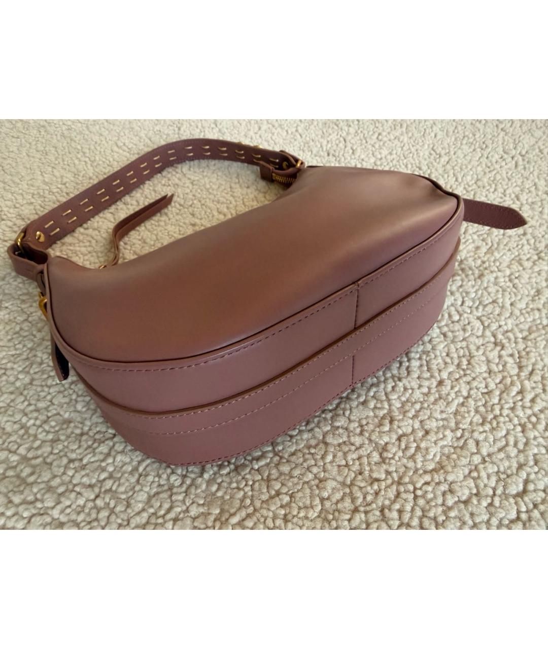 LANCASTER Розовая кожаная сумка через плечо, фото 3