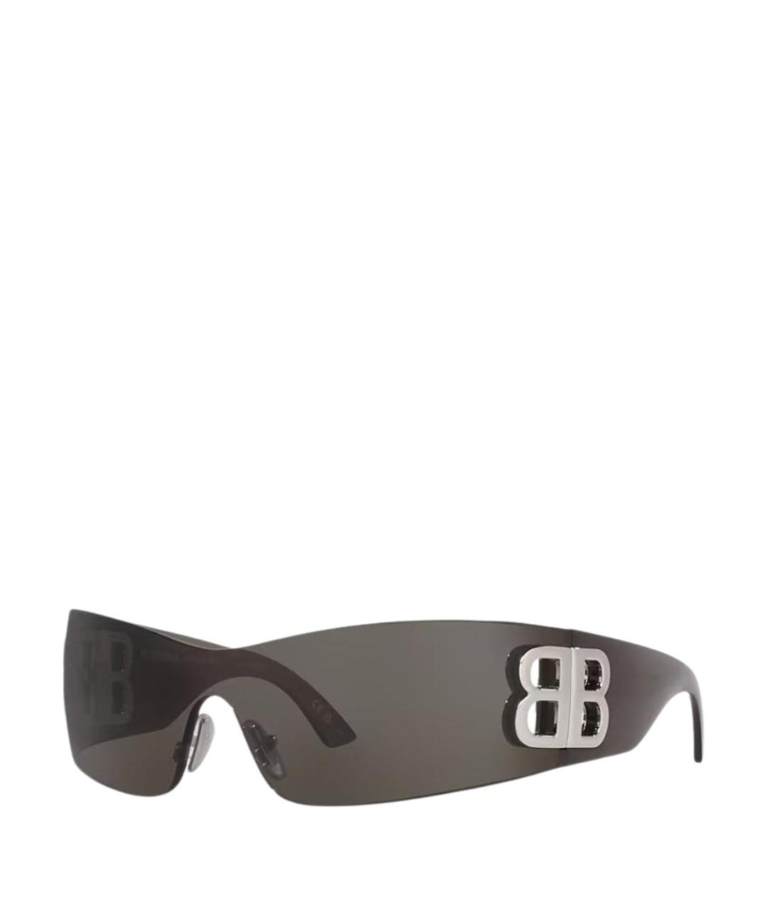 BALENCIAGA Черные пластиковые солнцезащитные очки, фото 1