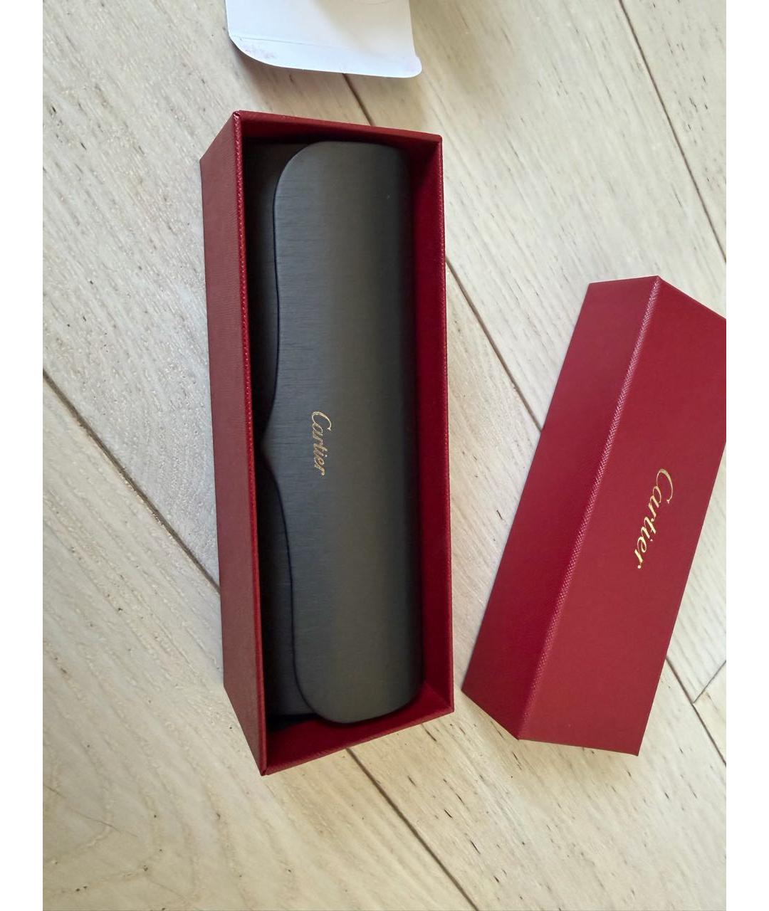 CARTIER Золотые металлические солнцезащитные очки, фото 6