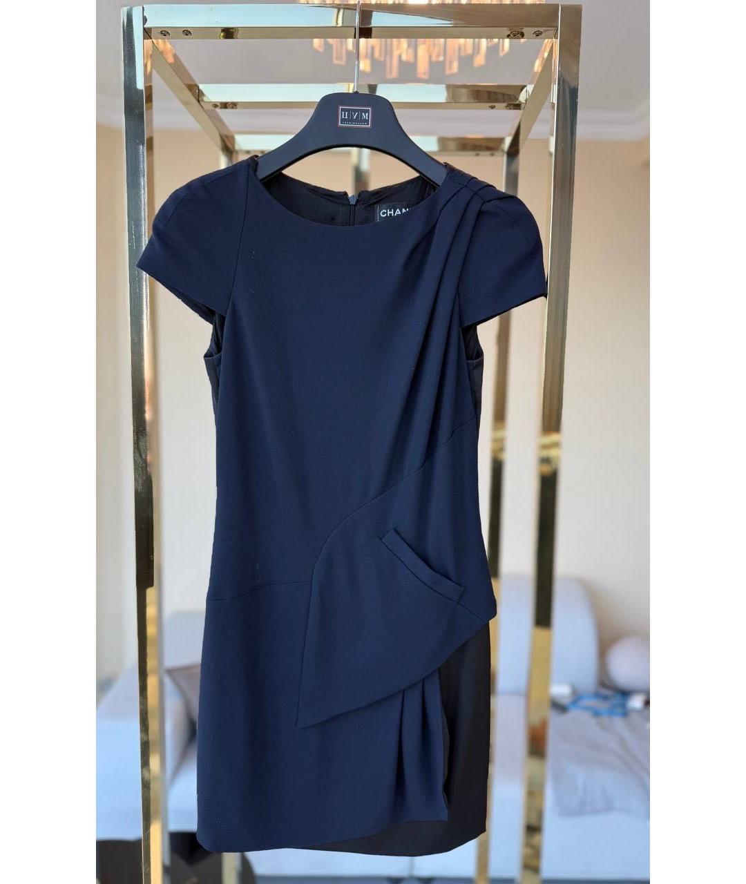 CHANEL Темно-синее вечернее платье, фото 8