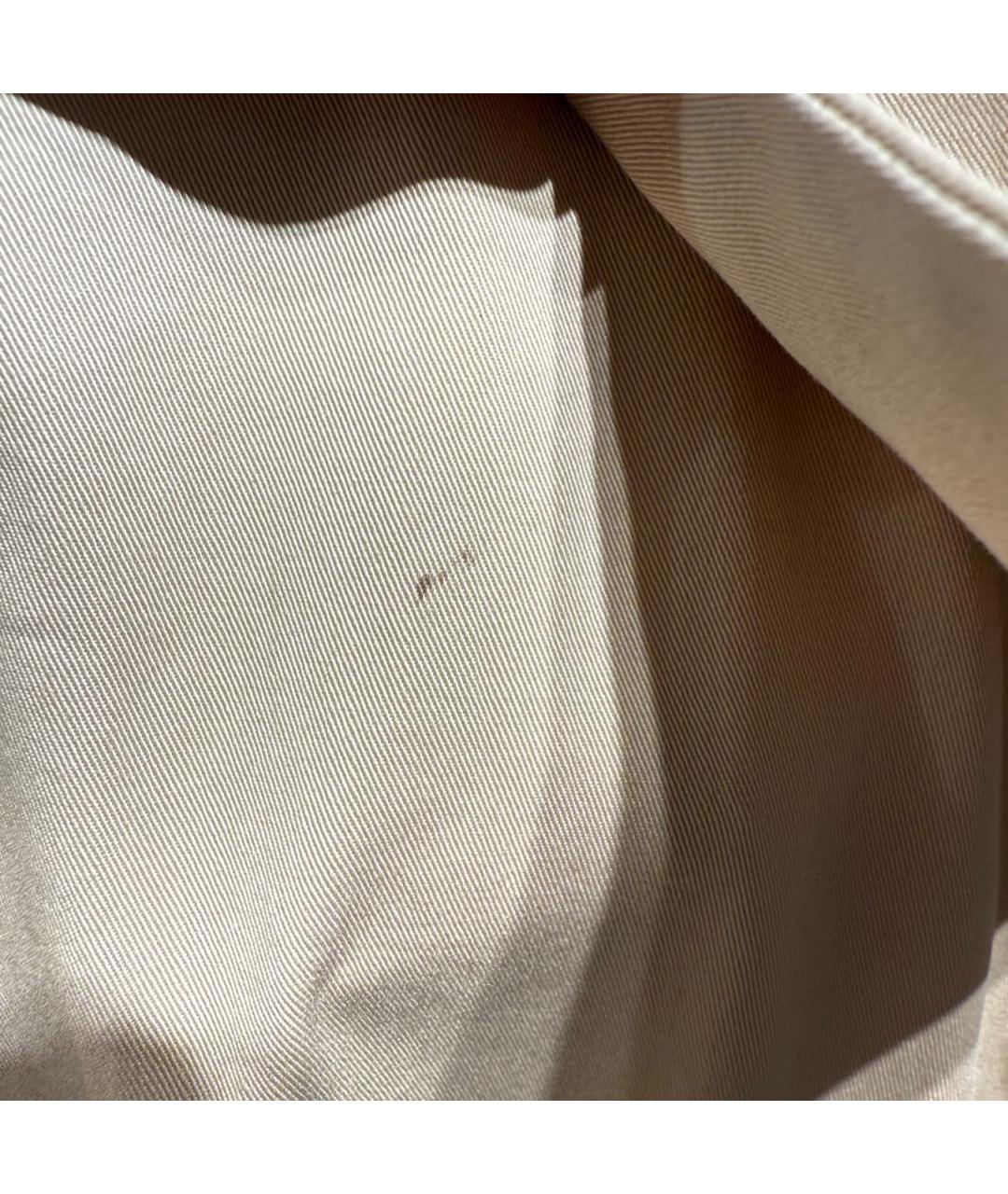 CHRISTIAN DIOR Бежевое хлопковое повседневное платье, фото 5