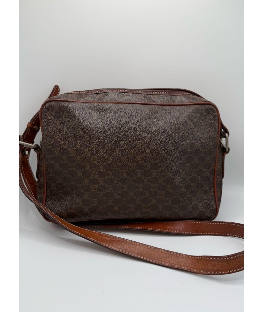 CELINE Коричневая сумка через плечо, фото 5