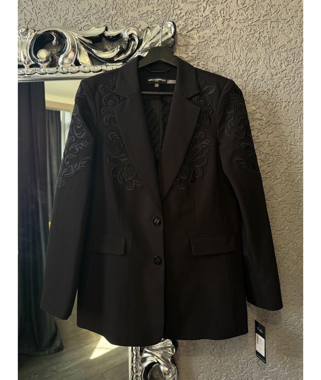 KARL LAGERFELD Черный жакет/пиджак, фото 2