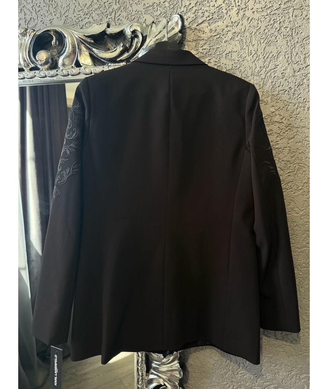 KARL LAGERFELD Черный жакет/пиджак, фото 7