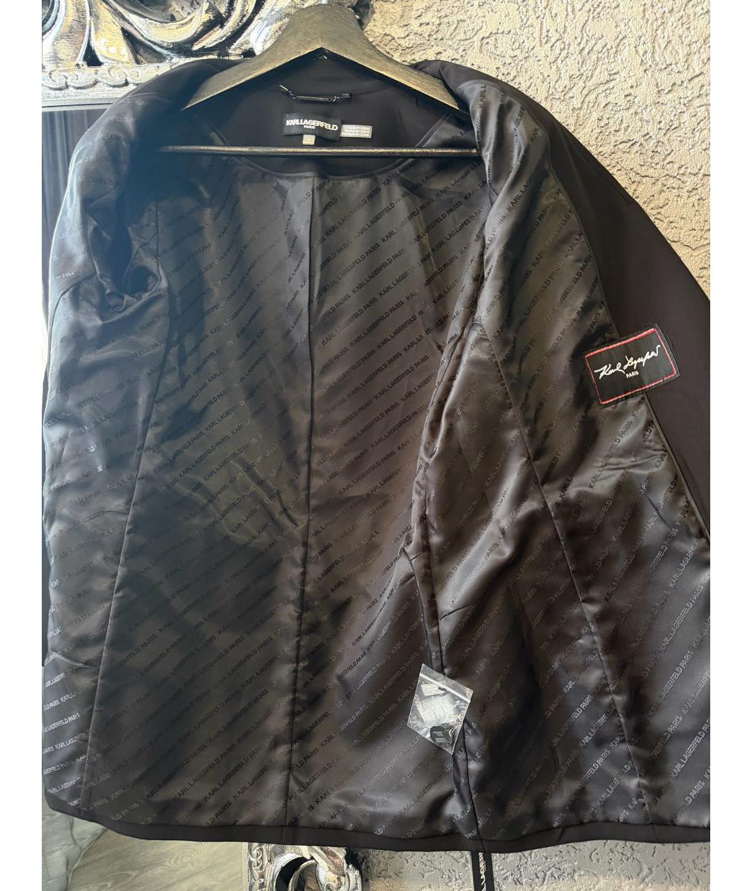 KARL LAGERFELD Черный жакет/пиджак, фото 5