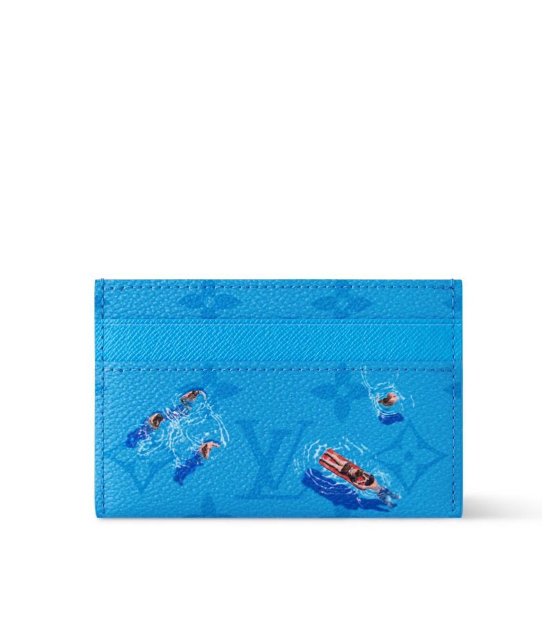 LOUIS VUITTON Голубой кардхолдер, фото 4