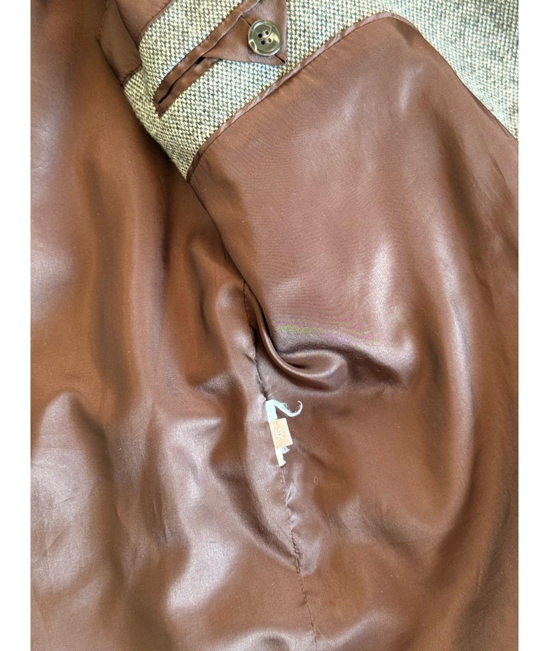 12 STOREEZ Серый шерстяной жакет/пиджак, фото 5