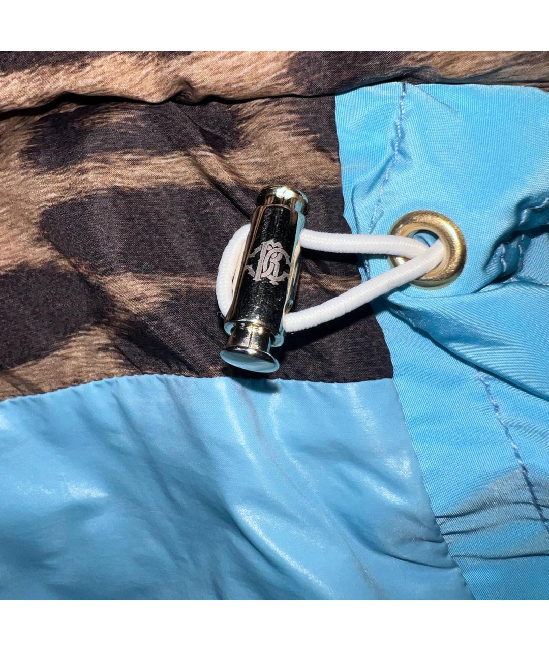 ROBERTO CAVALLI Голубой полиамидовый жилет, фото 6