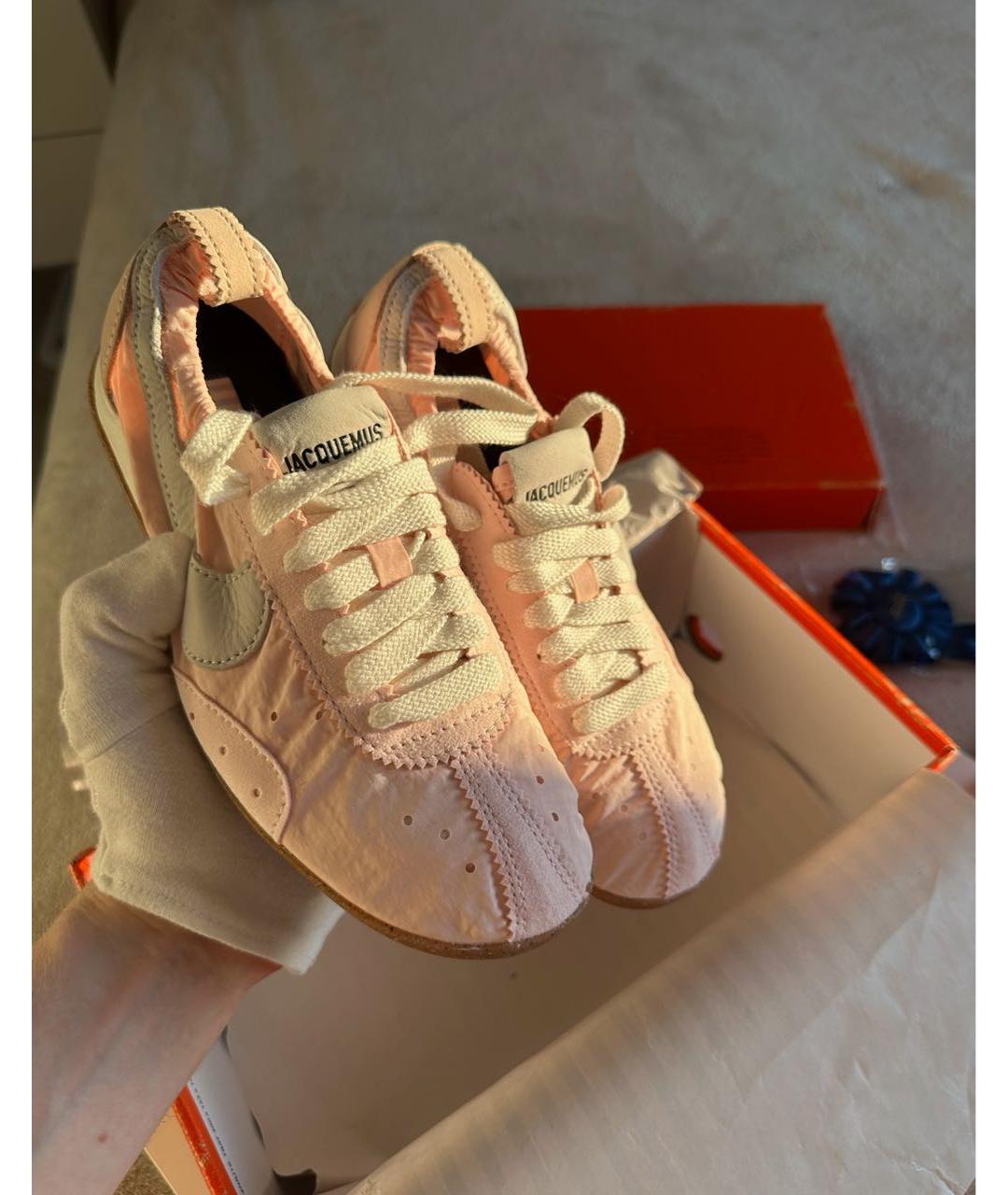 JACQUEMUS Розовые кроссовки, фото 2