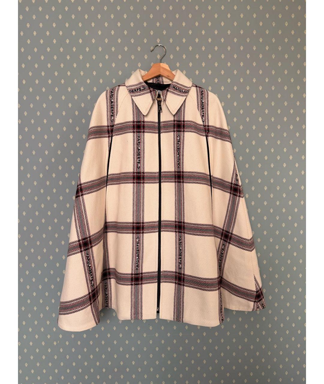 KARL LAGERFELD Белое шерстяное пальто, фото 9