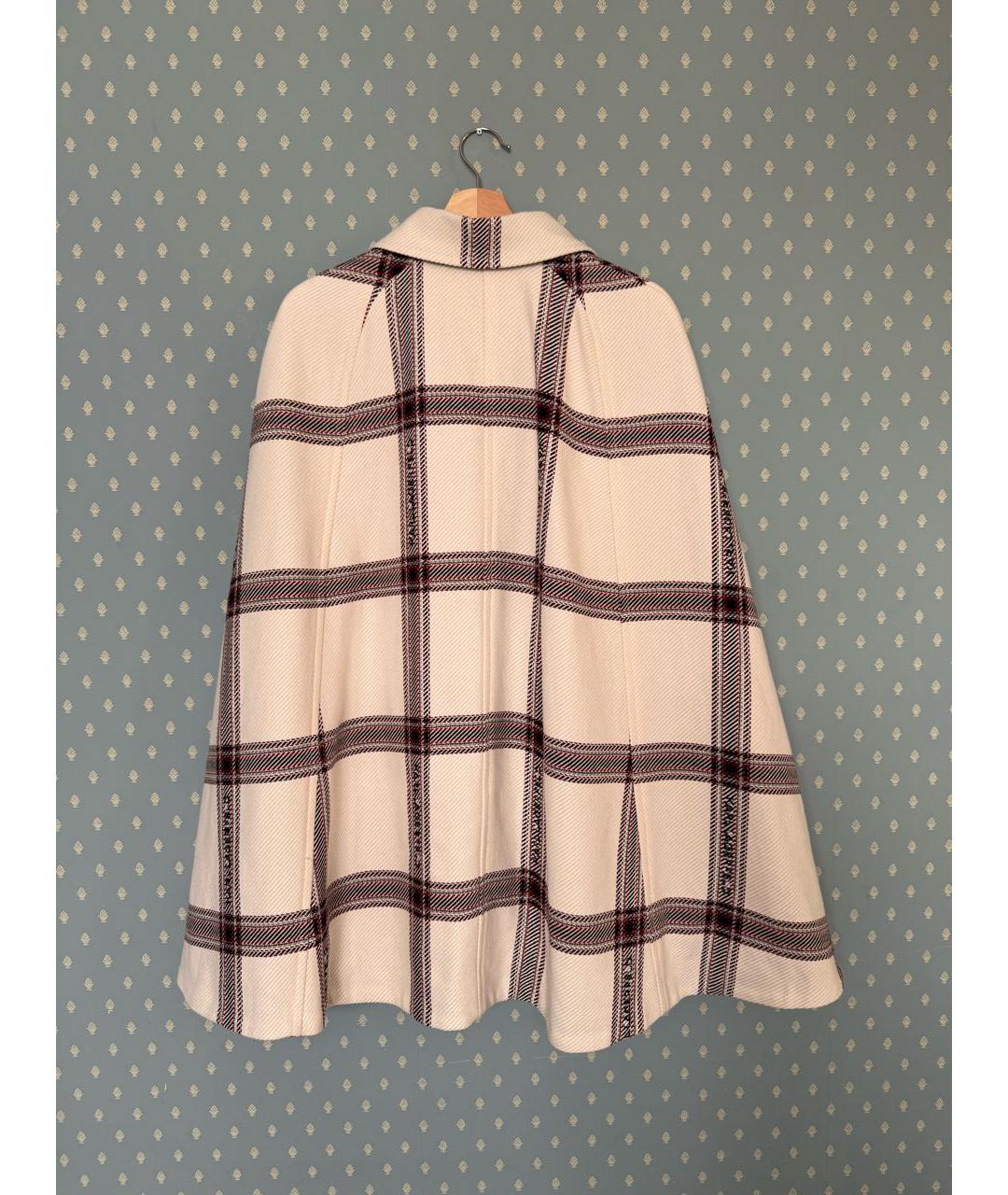 KARL LAGERFELD Белое шерстяное пальто, фото 3