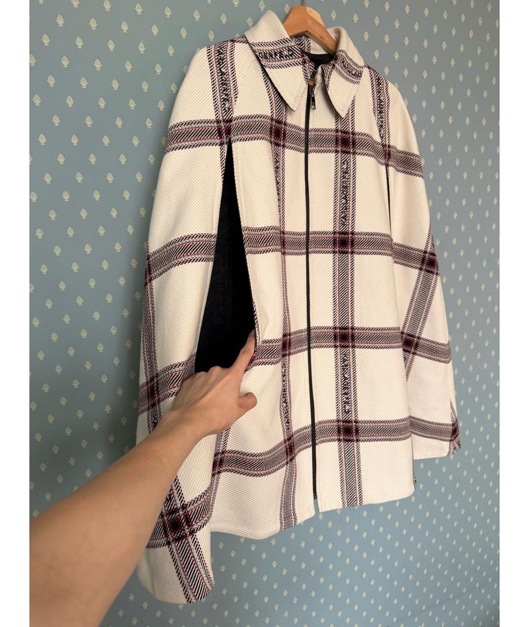 KARL LAGERFELD Белое шерстяное пальто, фото 2