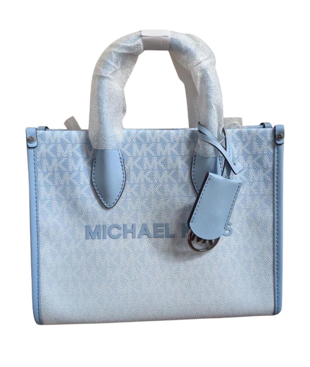 MICHAEL KORS Голубая сумка тоут, фото 1