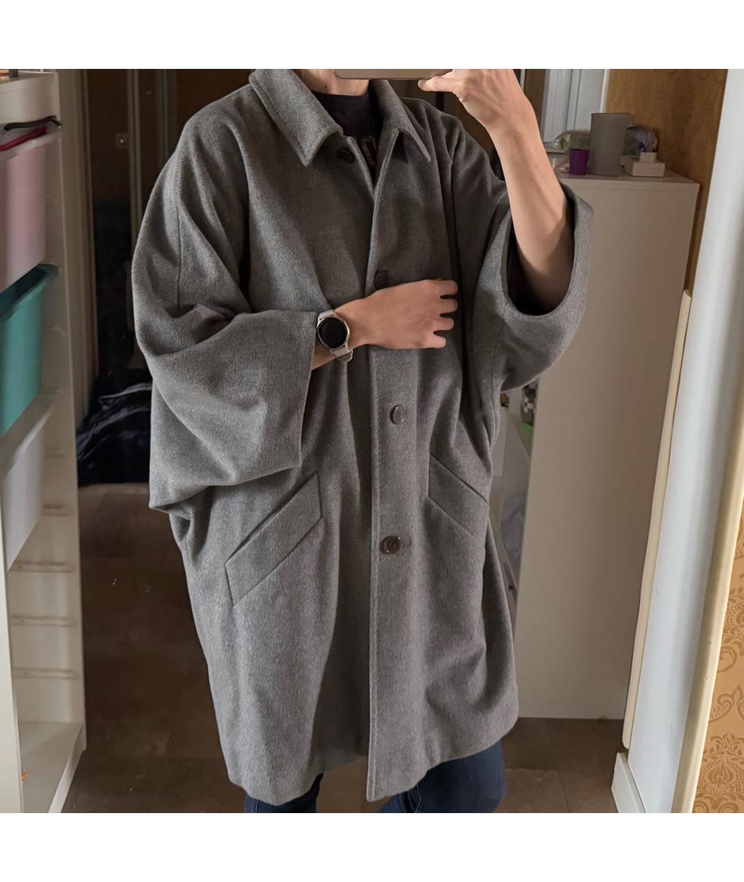 ESCADA Серое шерстяное пальто, фото 7