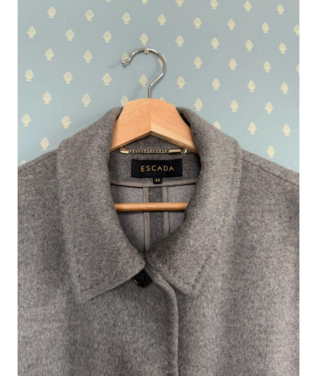 ESCADA Серое шерстяное пальто, фото 3