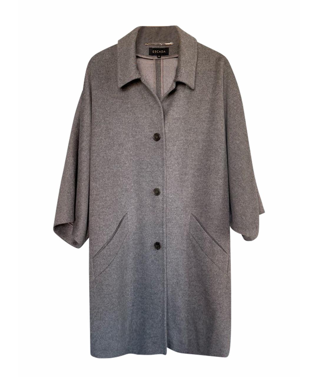 ESCADA Серое шерстяное пальто, фото 8