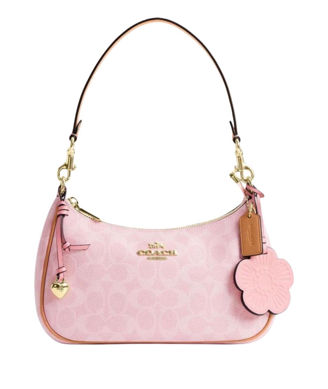 COACH Розовая сумка через плечо, фото 1