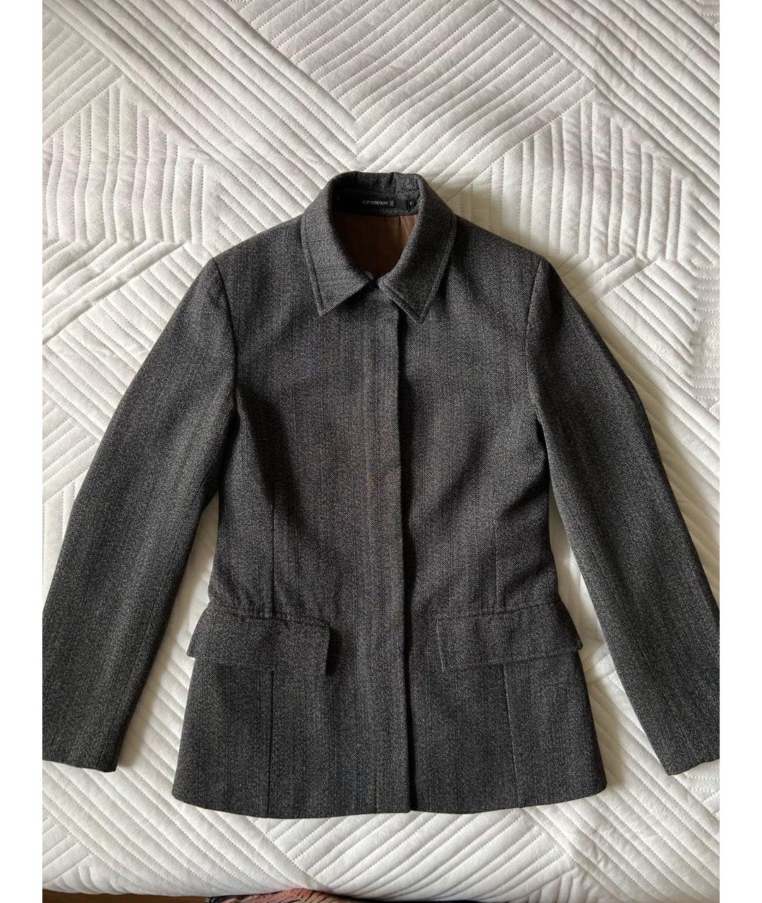 CP COMPANY Серый шерстяной жакет/пиджак, фото 3