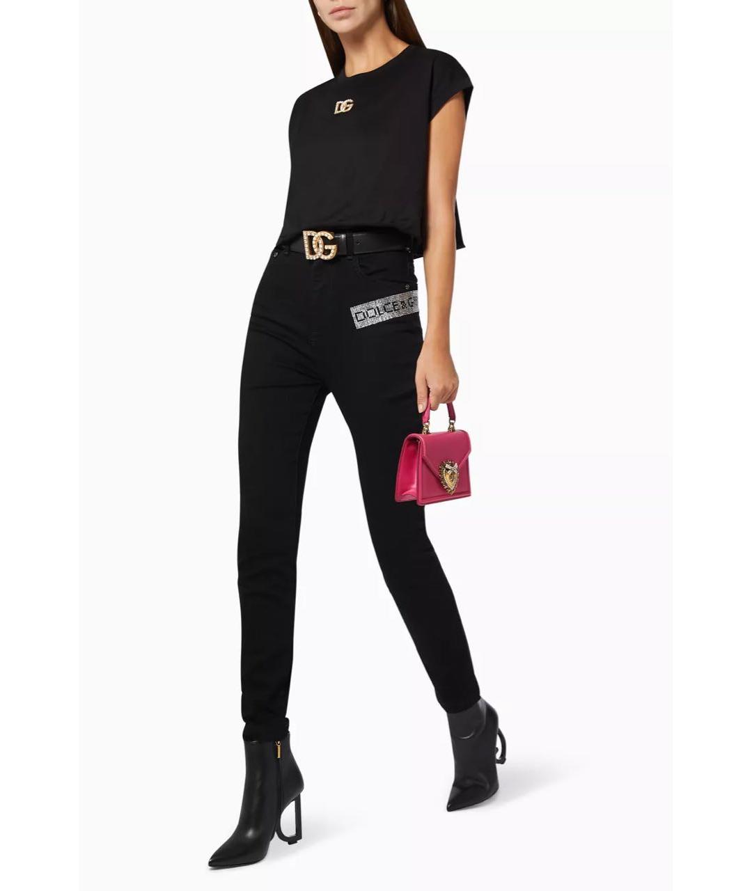 DOLCE&GABBANA Черные джинсы слим, фото 3