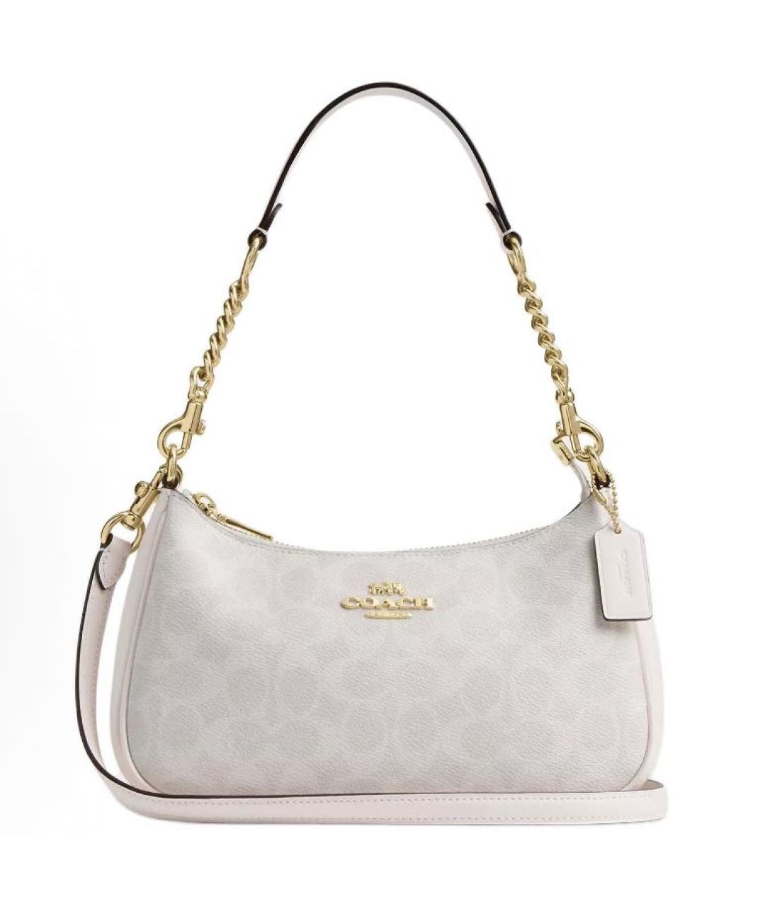 COACH Белая сумка через плечо, фото 6