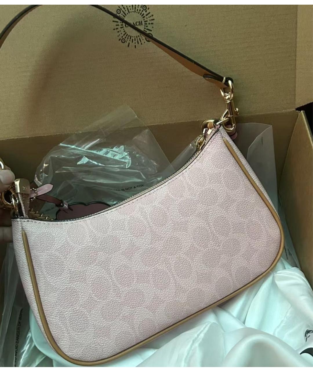 COACH Белая сумка через плечо, фото 3