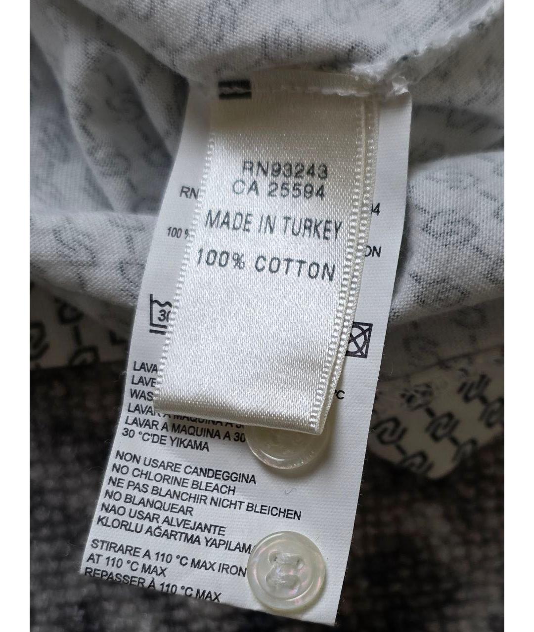 DIESEL Серое хлопковое поло с коротким рукавом, фото 5