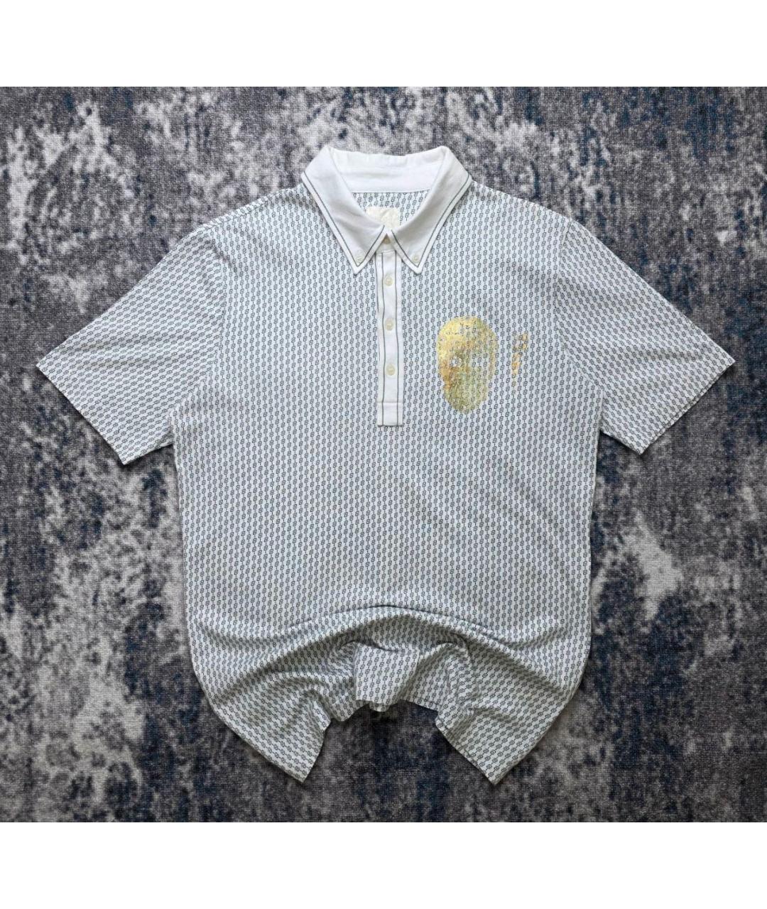 DIESEL Серое хлопковое поло с коротким рукавом, фото 6