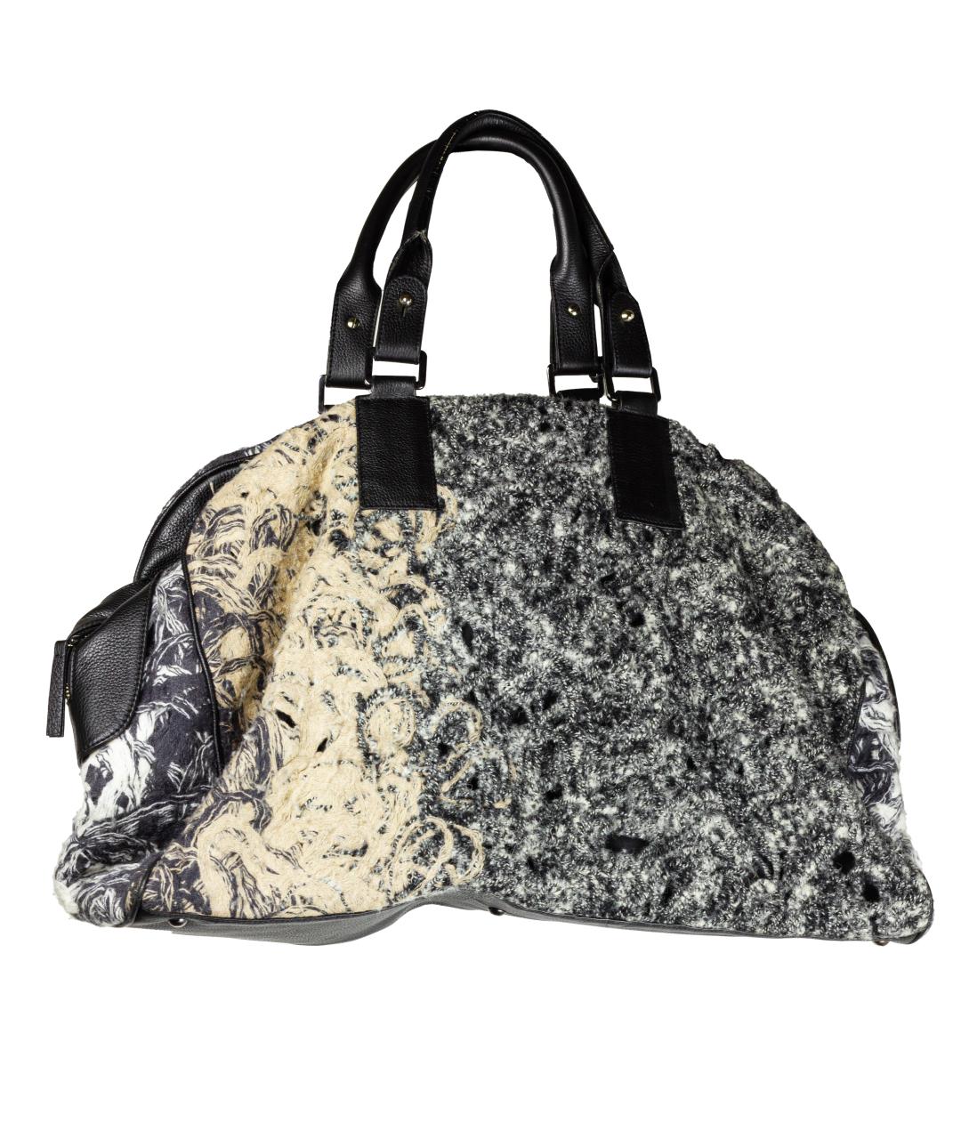 RAF SIMONS Мульти шерстяная сумка на плечо, фото 7